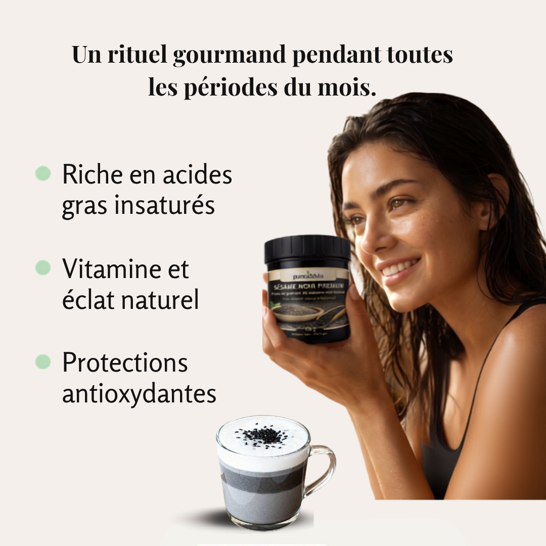 Poudre de Sésame Noir Premium — 150g
