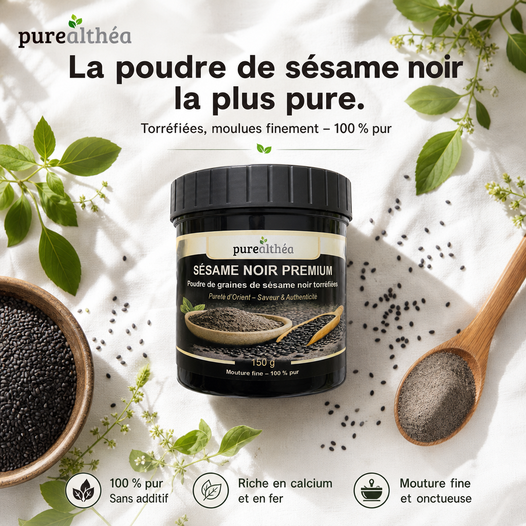 Poudre de Sésame Noir Premium — 150g